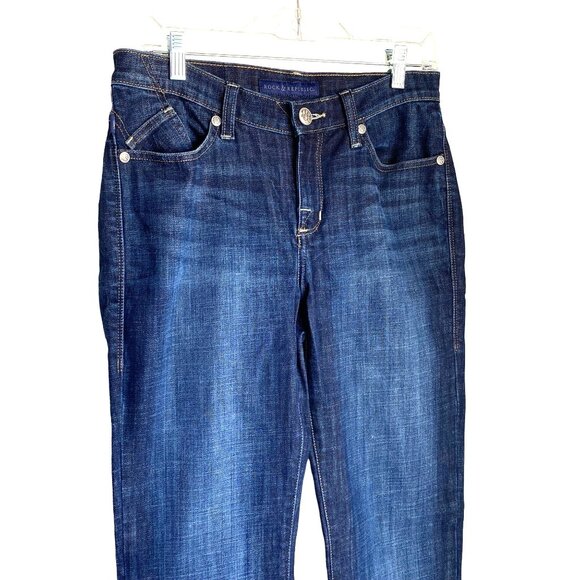 Rock & Republic Womens Bootcut Medium Wash Denim Jeans - Picture 3 of 9
